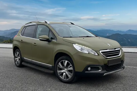 Бокові пороги Tayga Black (2 шт., алюміній) 2008-2014 для Peugeot -2016 рр — Peugeot 3008 2008-2016 гг. DianaParts