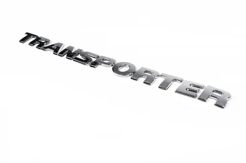 Напис Transporter 7E0 853 687 739 (косий шрифт) для Volkswagen T5 2010-2015 рр — Volkswagen T5 2010-2015 гг. DianaParts