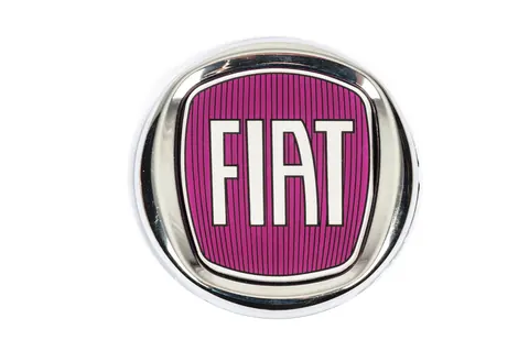 Емблема (червона V2, самоклейка) 120 мм для Fiat — Fiat DianaParts