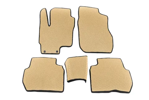 Килимки EVA P-HEV (Бежевий) для Mitsubishi Outlander 2012-2021 рр — Mitsubishi Outlander 2012-2021 гг. DianaParts