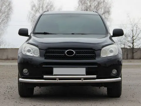 Передній захист ST014-1 (нерж) 60/42 мм для Toyota Rav 4 2006-2013 рр — Toyota Rav 4 2006-2013 гг. DianaParts