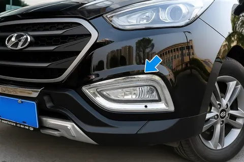 Накладки на протитуманки для китайської версії (2 шт) для Hyundai IX-35 2010-2015 рр — Hyundai IX-35 2010-2015 гг. DianaParts