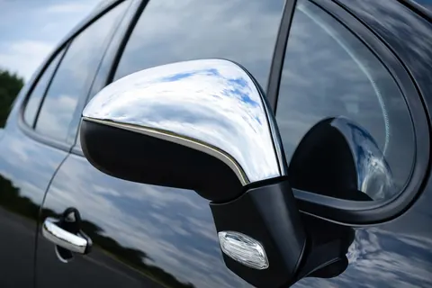 Накладки на дзеркала (2 шт) OmsaLine - Італійська нержавійка для Peugeot 207 2006-2014 рр — Peugeot 207 2006-2014 гг. DianaParts