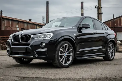Бокові пороги Bosphore Black (2 шт., Алюміній) для BMW X4 F26 2014-2018 рр — BMW X4 F26 2014-2018 гг. DianaParts