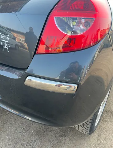 Накладка на задній бампер куточки (нерж) для Renault Clio III 2005-2012 рр — Renault Clio III 2005-2012 гг. DianaParts
