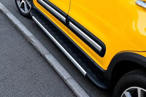 Бокові пороги Duru (2 шт., Алюміній) для Fiat 500/500L 2013-2022 рр — Fiat 500/500L 2013-2022 гг. DianaParts