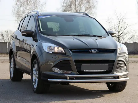 Передній захист ST014 (нерж.) 60/42 мм для Ford Kuga/Escape 2013-2019 рр — Ford Kuga/Escape 2013-2019 гг. DianaParts