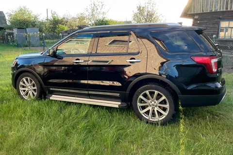 Бокові пороги Maya V2 (2 шт., алюміній) для Ford Explorer 2011-2019 рр — Ford Explorer 2011-2019 гг. DianaParts