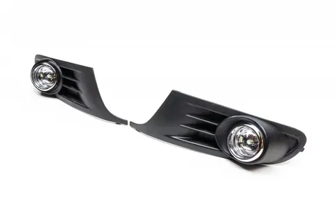 Протитуманки із вставками (з LED лампою) для Volkswagen Golf 6 2008-2014 рр — Volkswagen Golf 6 2008-2014 гг. DianaParts