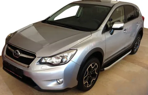 Бокові пороги Fullmond (2 шт, алюм) для Subaru Outback 2009-2014 рр — Subaru Outback 2009-2014 гг. DianaParts