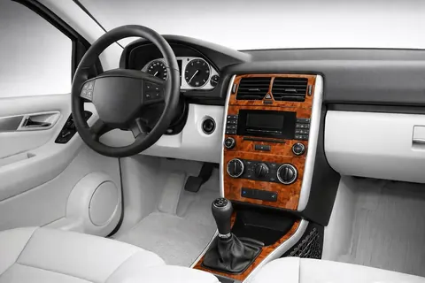 Накладки на панель карбон для Mercedes A-сlass W169 2004-2012 рр — Mercedes A-сlass W169 2004-2012 гг. DianaParts