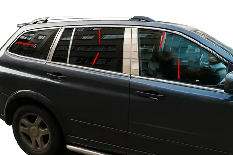 Повна окантовка вікон (нерж) для SsangYong Kyron 2005-2014 рр — SsangYong Kyron 2005-2014 гг. DianaParts