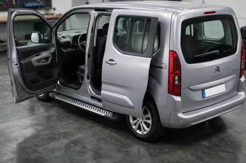 Бокові пороги Line (2 шт., алюміній) Коротка база для Citroen Berlingo/Multispace 2018- рр — Citroen Berlingo/Multispace 2018- гг. DianaParts