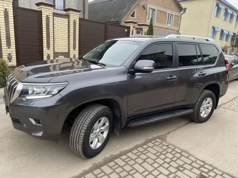 Рейлінги оригінальний дизайн (Сірі, 2 шт) для Toyota Land Cruiser Prado 150 2009-2023 рр — Toyota Land Cruiser Prado 150 2009-2023 гг. DianaParts