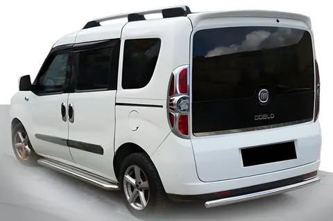 Задня дуга AK002 (нерж.) для Fiat Doblo II 2010-2022 рр — Fiat Doblo II 2010-2022 гг. DianaParts