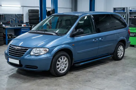 Бокові пороги Maya Blue (2 шт., алюміній) для Chrysler Voyager 2001-2007 рр — Chrysler Voyager 2001-2007 гг. DianaParts