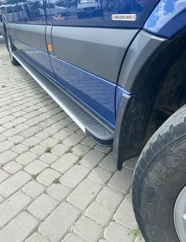 Бокові пороги Maya (2 шт., алюміній) Середня база для Volkswagen Crafter 2006-2016 рр — Volkswagen Crafter 2006-2016 гг. DianaParts