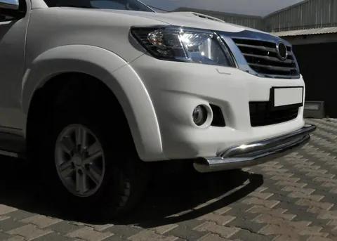 Передній захист ST017 (нерж.) для Toyota Hilux 2006-2015 рр — Toyota Hilux 2006-2015 гг. DianaParts
