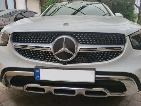 Передня решітка Diamond Silver (для Base 2019-2022) для Mercedes GLC X253 рр — Mercedes GLC X253 2015-2022 гг. DianaParts