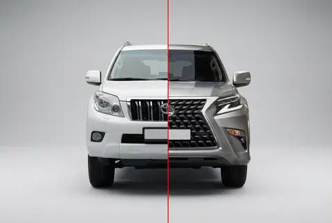Комплект рестайлінгу в Lexus GX460 2020 року для Toyota Land Cruiser Prado 150 2009-2023 рр — Toyota Land Cruiser Prado 150 2009-2023 гг. DianaParts