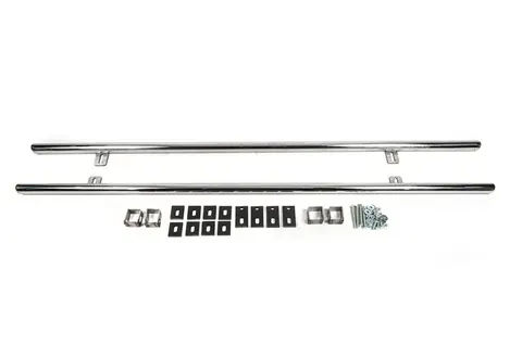 Бічні труби 42 мм (2 шт, нерж) для BMW X3 E83 2003-2010 рр — BMW X3 E83 2003-2010 гг. DianaParts