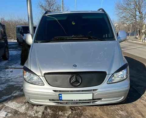 Зимова накладка на решітку (2003-2010) Матова для Mercedes Vito W639 рр — Mercedes Vito W639 2004-2014 гг. DianaParts