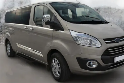 Молдинг дверний OmsaLine (5 шт, нерж.) для Ford Custom 2013-2022 рр — Ford Custom 2013-2022 гг. DianaParts