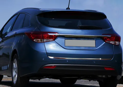 Кромка багажника (SW, нерж.) для Hyundai I-40 2011-2019 рр — Hyundai I-40 2011-2019 гг. DianaParts