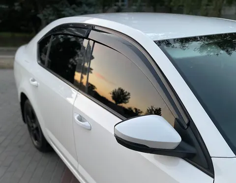 Вітровики LiftBack (4 шт., Sunplex Sport) для Skoda Octavia III A7 2013-2019 рр — Skoda Octavia III A7 2013-2019 гг. DianaParts