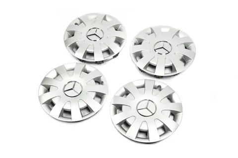 Ковпаки сірі ABS R16 (1-катковий, 4 шт) для Mercedes Sprinter W906 2006-2018 рр — Mercedes Sprinter W906 2006–2018 гг. DianaParts