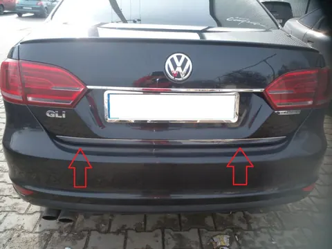 Кромка багажника (нерж) 2011-2014 для Volkswagen Jetta рр — Volkswagen Jetta 2011-2018 гг. DianaParts