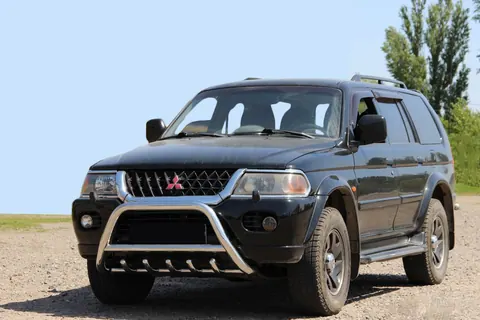 Кенгурятник WT003 (нерж) для Mitsubishi Pajero Sport 1996-2007 рр — Mitsubishi Pajero Sport 1996-2007 гг. DianaParts