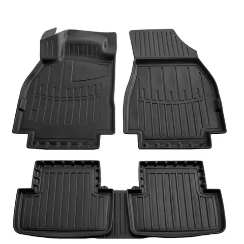 Килимки Stingray 3D (5 шт, поліуретан) для Renault Megane II 2004-2009 рр — Renault Megane II 2004-2009 гг. DianaParts