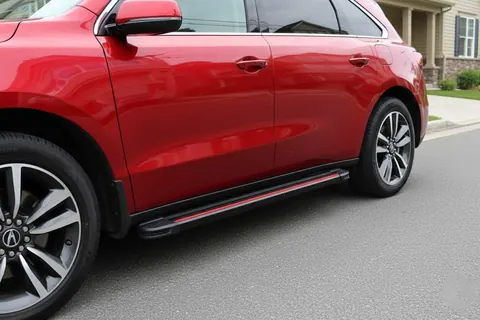 Бокові пороги Maya Red (2 шт., Алюміній) для Acura MDX 2013-2020 рр — Acura MDX 2013-2020 гг. DianaParts