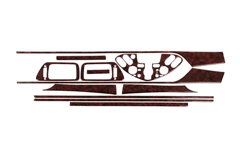 Накладки на панель Дерево для Nissan Primera P12 2002-2007 рр — Nissan Primera P12 2002–2007 гг. DianaParts