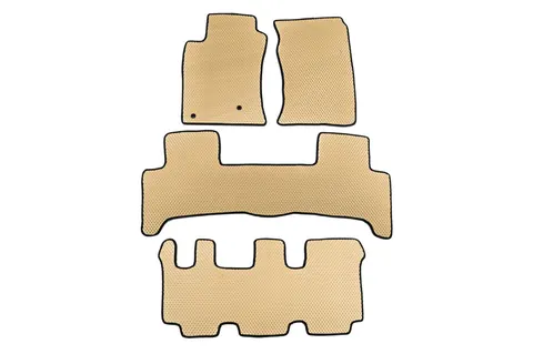 Килимки EVA (3 ряди, Бежевий) для Lexus GX470 2002-2009 рр — Lexus GX470 2002-2009 гг. DianaParts