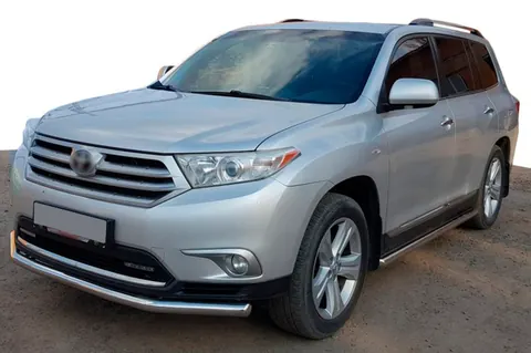 Передній захист ST008 (2010-2013, нерж) для Toyota Highlander рр — Toyota Highlander 2008-2013 гг. DianaParts