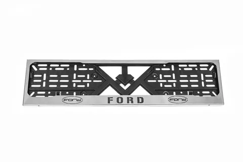 Рамка під номер хром Ford (1 шт, нержавіюча сталь) для Ford — Ford DianaParts