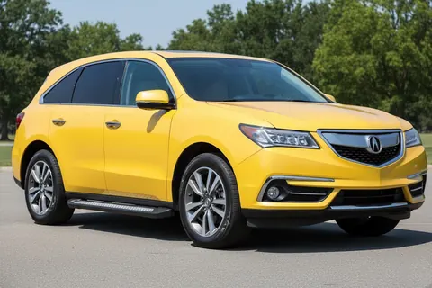 Бокові пороги Vision New Black (2 шт., Алюміній) для Acura MDX 2013-2020 рр — Acura MDX 2013-2020 гг. DianaParts