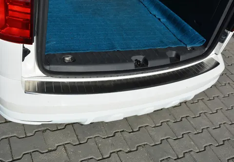 Накладки на задній бампер OmsaLine (нерж) для Volkswagen Caddy 2015-2020 рр — Volkswagen Caddy 2015-2020 гг. DianaParts