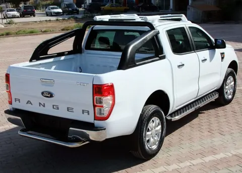 Бокові пороги BlackLine (2 шт, алюміній) для Ford Ranger 2011-2022 рр — Ford Ranger 2011–2022 гг. DianaParts