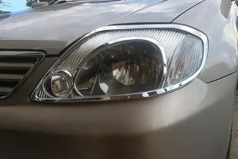 Накладки на фари V1 (2002-2004, 2 шт., пласт) для Toyota Corolla рр — Toyota Corolla 2002-2007 гг. DianaParts