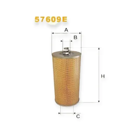 Фільтр масляний Mercedes-Benz MK,NG,SK,OM-Series (73-06) WIX FILTERS