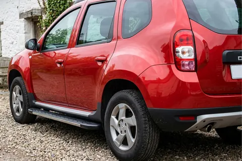 Бокові пороги Duru (2 шт., Алюміній) для Renault Duster 2008-2017 рр — Renault Duster 2008–2017 гг. DianaParts