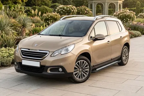 Бокові пороги New Vision Black (2 шт., алюміній) для Peugeot 2008 2013-2019 рр — Peugeot 2008 2013-2019 гг. DianaParts