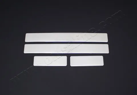 Накладки на пороги OmsaLine (4шт, нерж.) для Hyundai IX-20 2010-2019 рр — Hyundai IX-20 2010-2019 гг. DianaParts