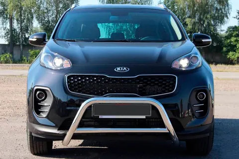 Кенгурятник WT006 (нерж) для Kia Sportage 2015-2021 рр — Kia Sportage 2015-2021 гг. DianaParts