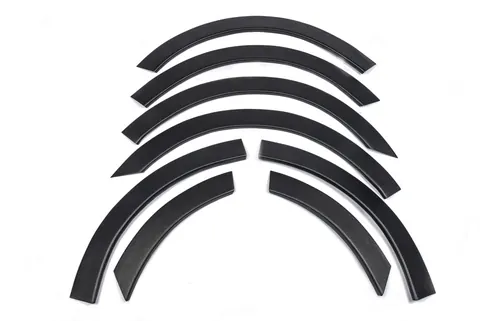 Накладки на арки (4 шт, чорні) SW, Металеві для Renault Megane II 2004-2009 рр — Renault Megane II 2004-2009 гг. DianaParts