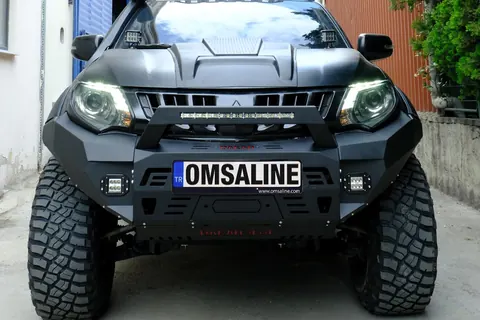 Передній бампер з захистом картеру Dakar (2015-2019) для Mitsubishi L200 рр — Mitsubishi L200 2015-2024 гг. DianaParts