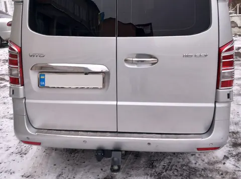 Накладки на стопи (2 шт., пласт) для Mercedes Vito/V-class W447 2014- рр — Mercedes Vito/V-class W447 2014- гг. DianaParts